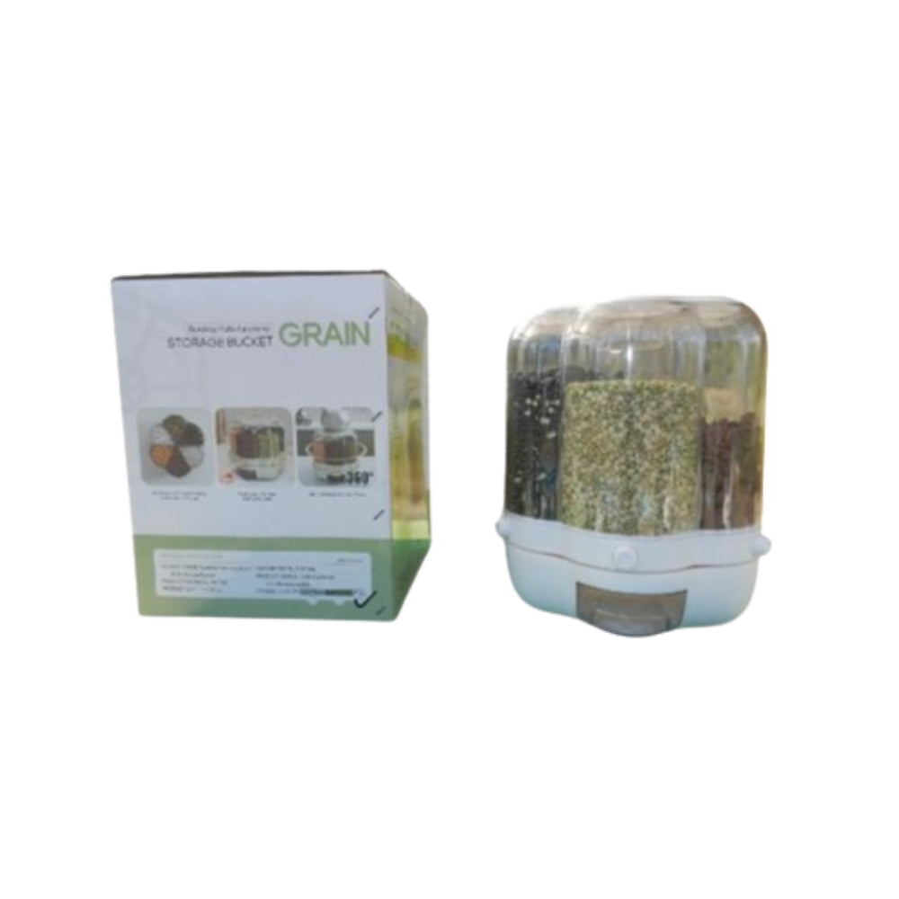 Dispensador de Granos, Cubo Giro